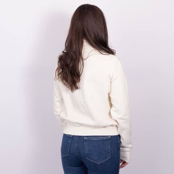 Polo Ralph Lauren Womens Off-White Half Zip Sweatshirt #3