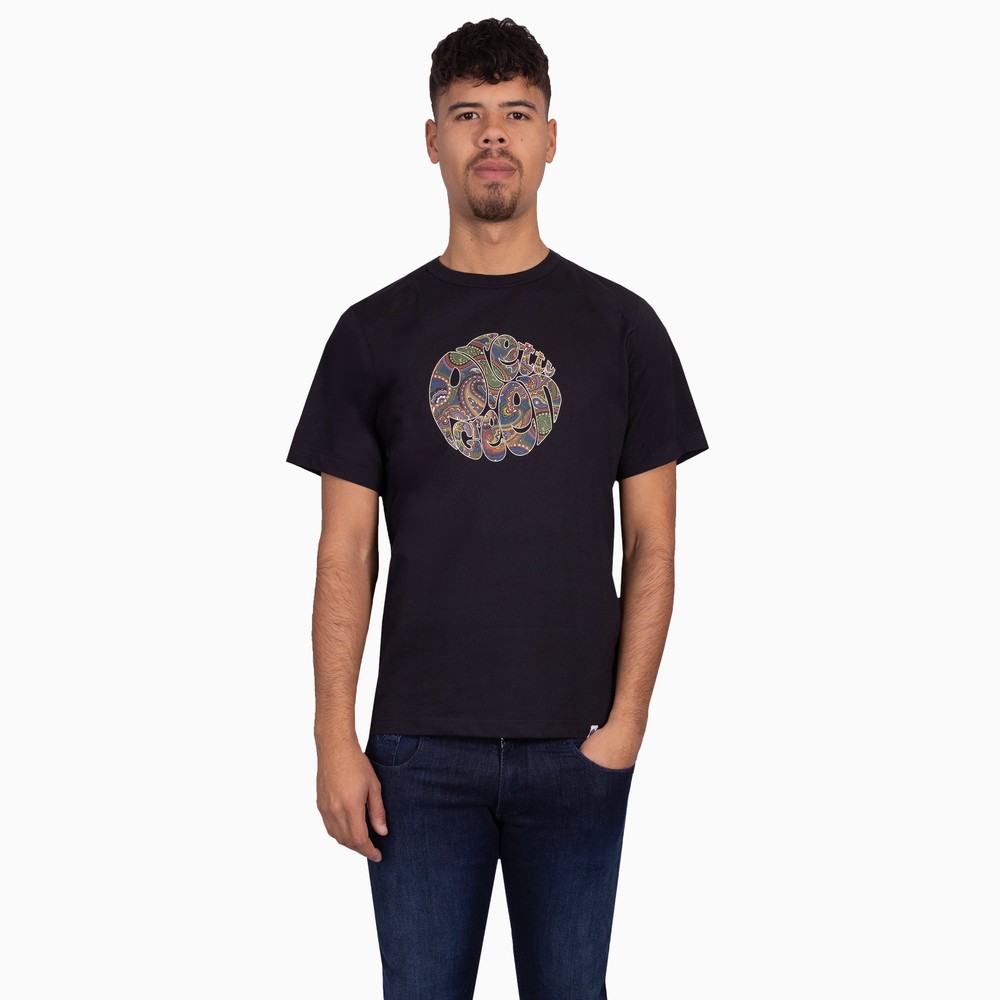 Pretty Green 15th Anniversary Paisley Logo T-Shirt Masdings