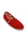 Toms Mens Red Classic Canvas Espadrilles