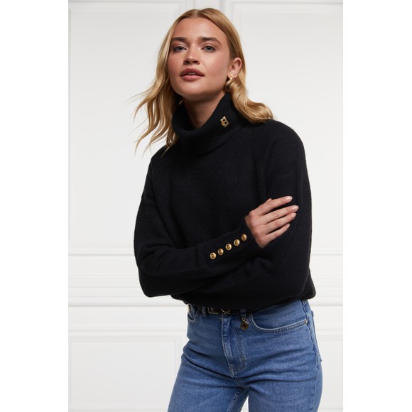 Holland Cooper Womens Black Tori Knit  main image