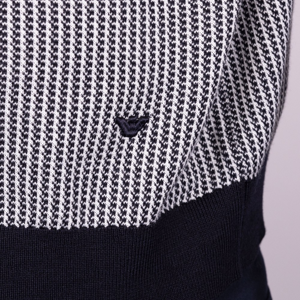 Emporio Armani Knitted High Neck Jumper | Oxygen Clothing