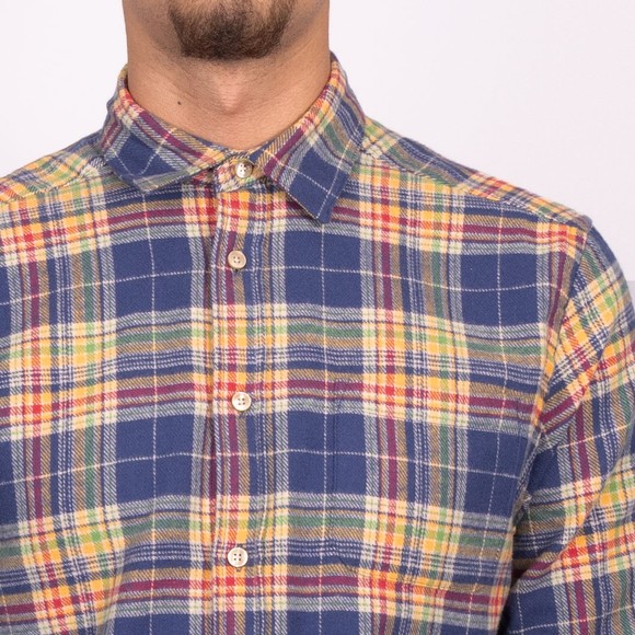 Portuguese Flannel Mens Blue Olissipo Shirt main image