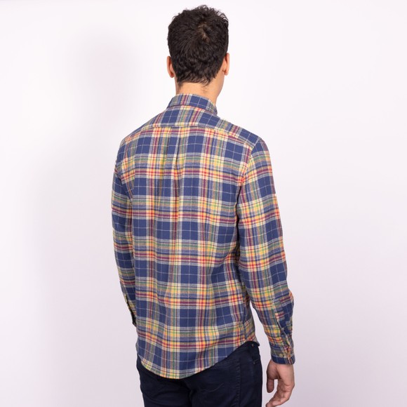 Portuguese Flannel Mens Blue Olissipo Shirt main image