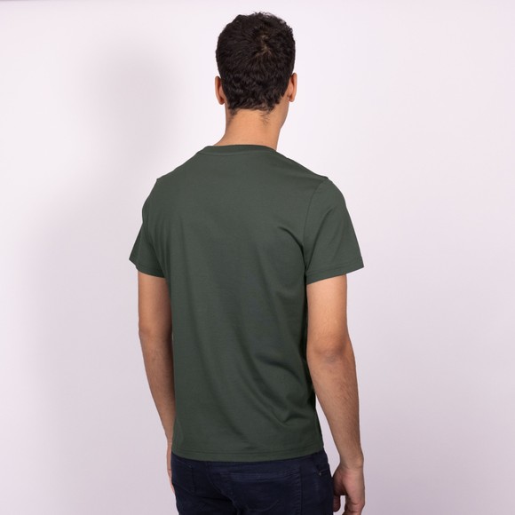 Psycho Bunny Mens Green Classic Crew Neck T-Shirt main image
