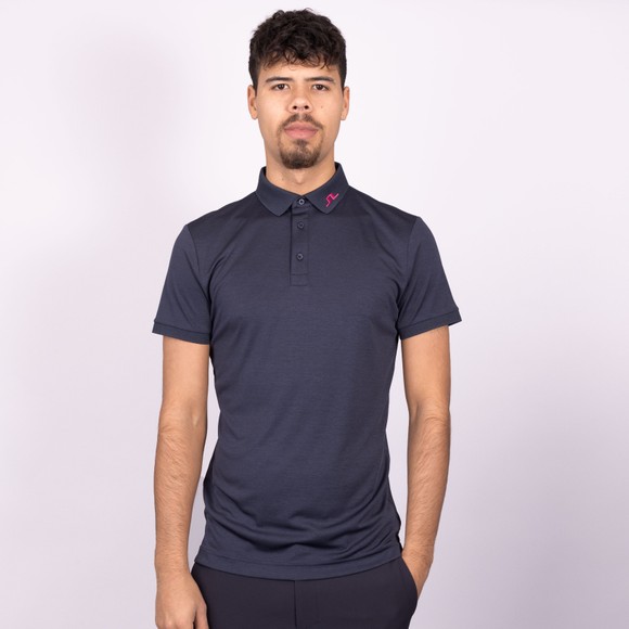 J.Lindeberg Mens Blue KV Reg Fit Polo Shirt main image