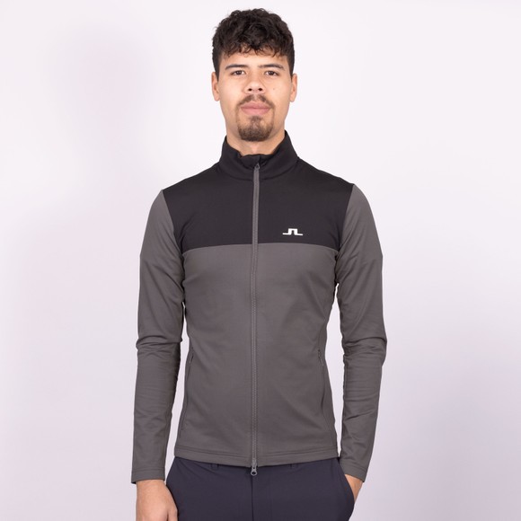 J.Lindeberg Mens Grey Banks Mid Layer main image