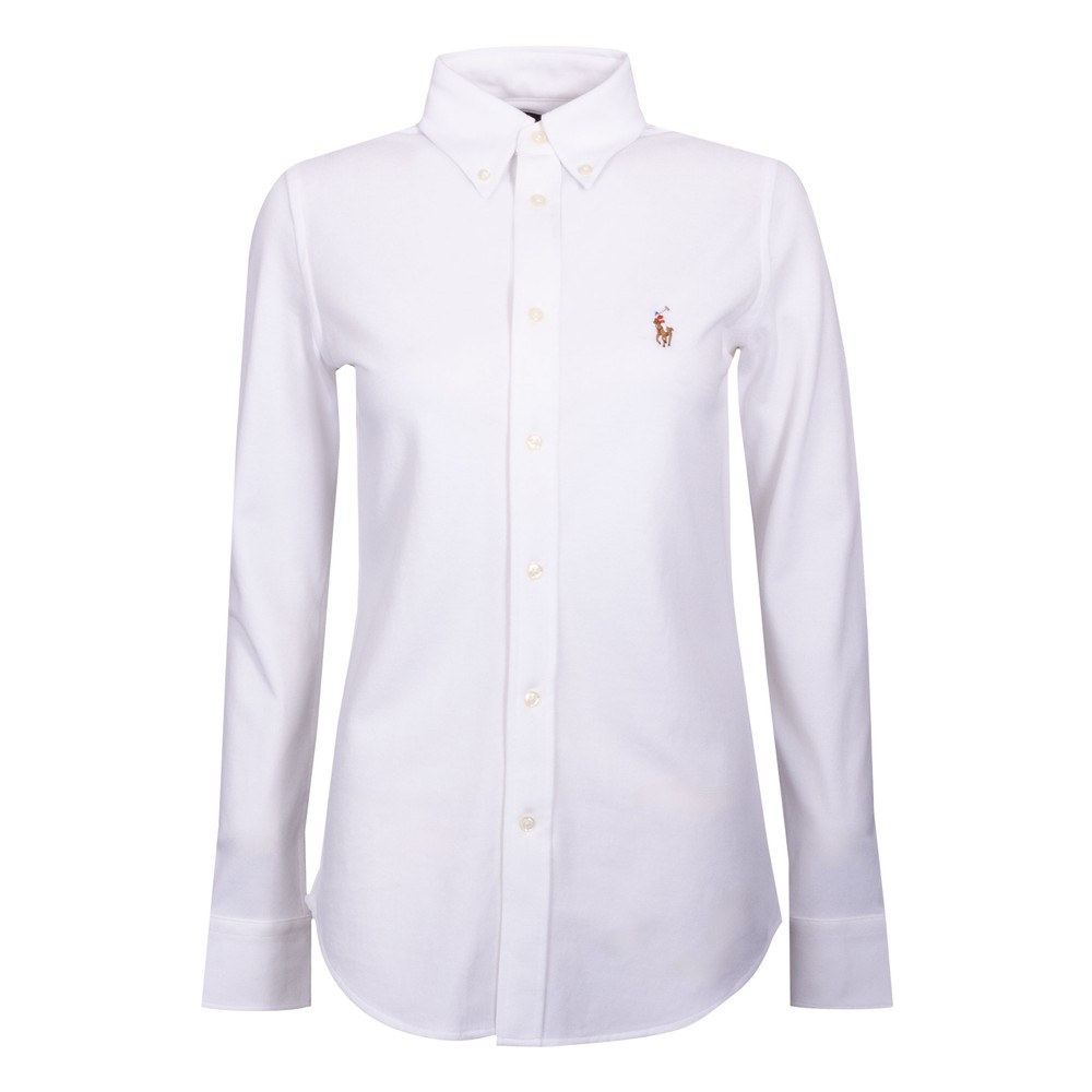 Polo Ralph Lauren Heidi Stretch Knit Oxford Shirt, view 1
