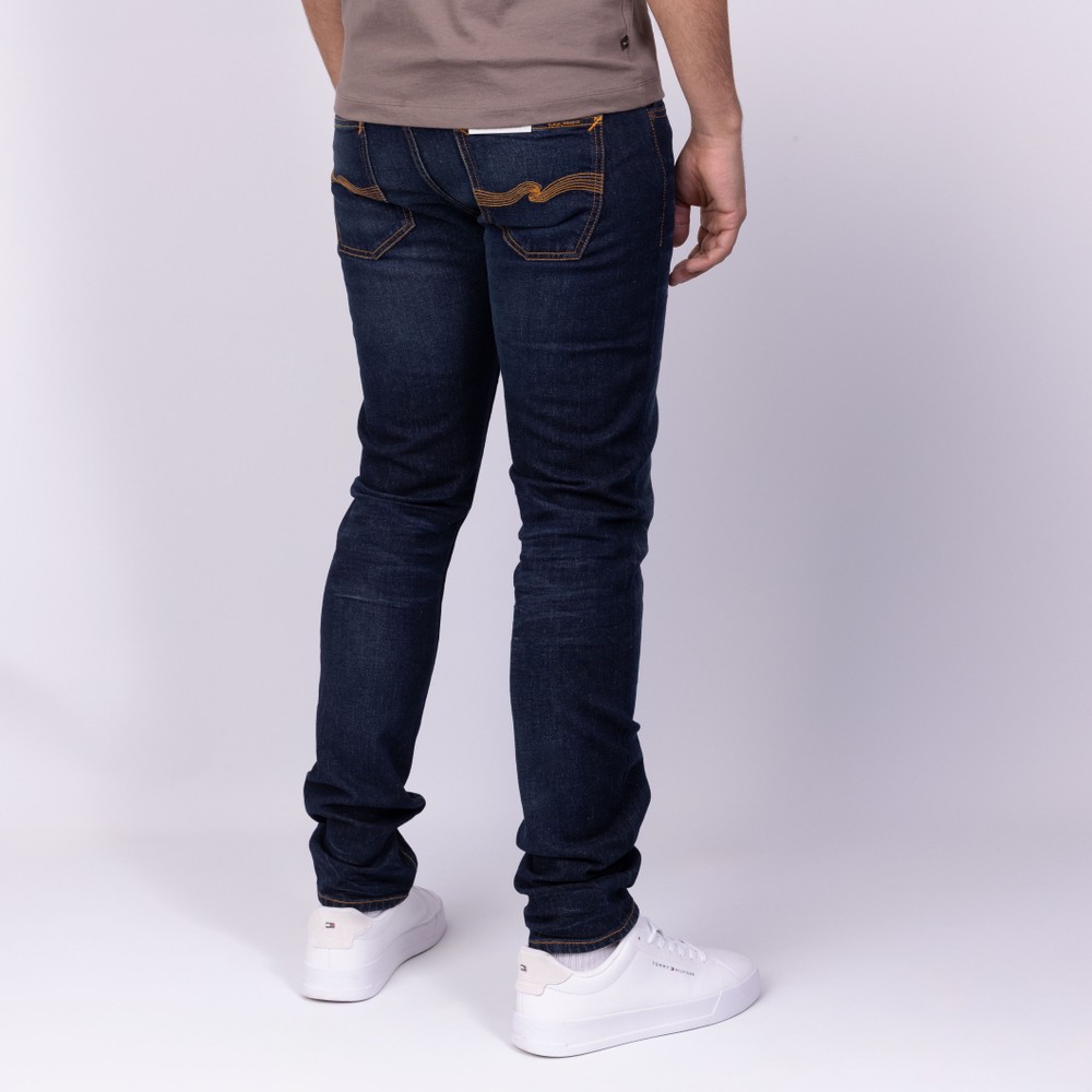 パンツ NUDIE JEANS LEAN DEAN Wavy Wards NUDIE JEANS Lean Dean Blue Mud - Prime Timers