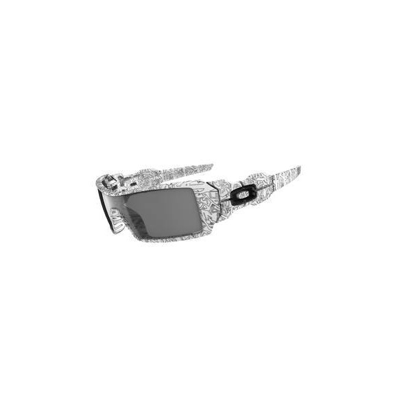 Oakley Mens White Oakley Oil Rig Sunglasses main image