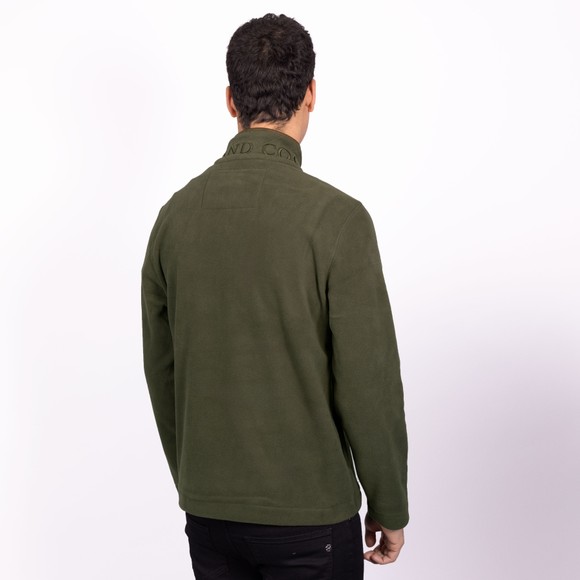 Holland Cooper Mens Green Mens Country Fleece Half Zip main image