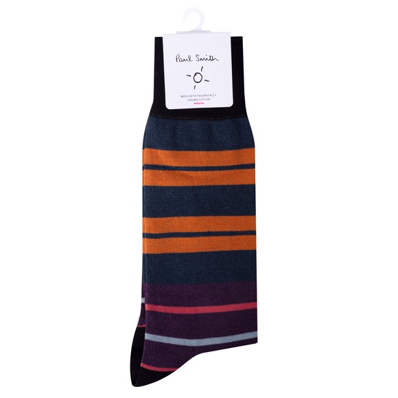 Paul Smith Mens Multicoloured Lacopo Stripe Sock main image