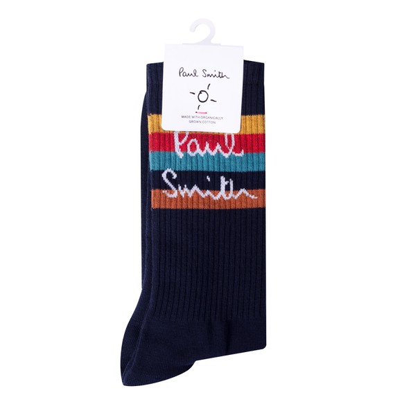 Paul Smith Mens Blue Guernsey Sport Sock main image