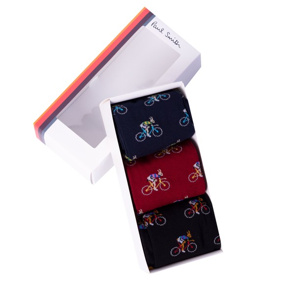 Paul Smith Mens Multicoloured Rabbit Sock 3 Pack main image