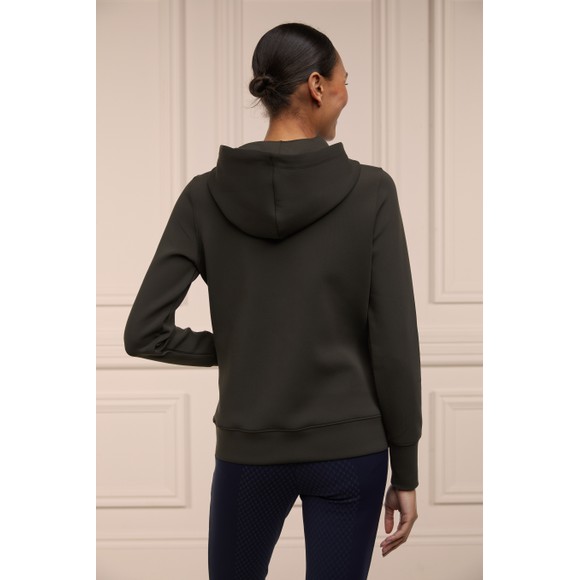 Holland Cooper Womens Green Crystal Hoody main image