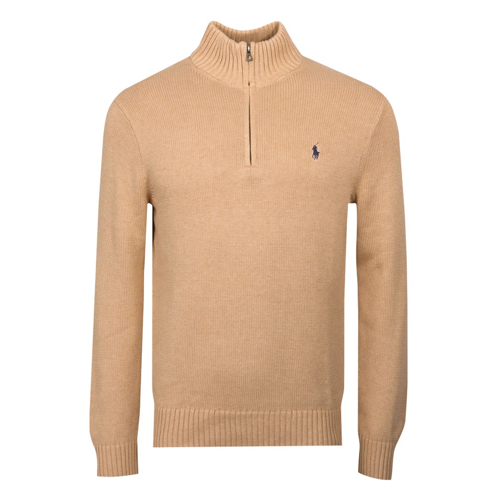 Polo Ralph Lauren Cotton Quarter-Zip Jumper, view 1