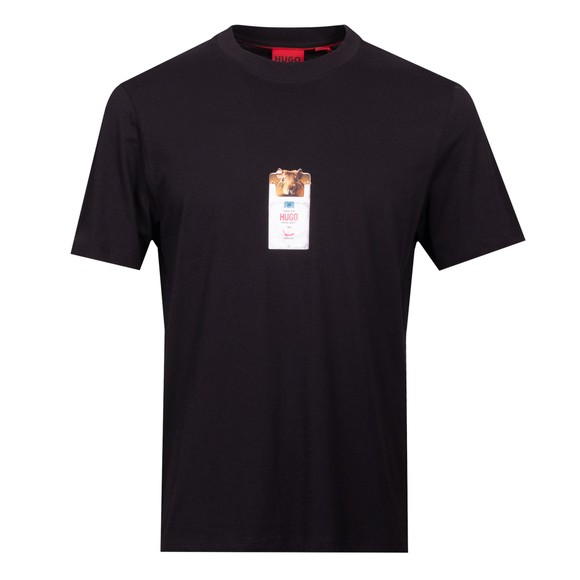 HUGO Mens Black Dilesses T Shirt main image