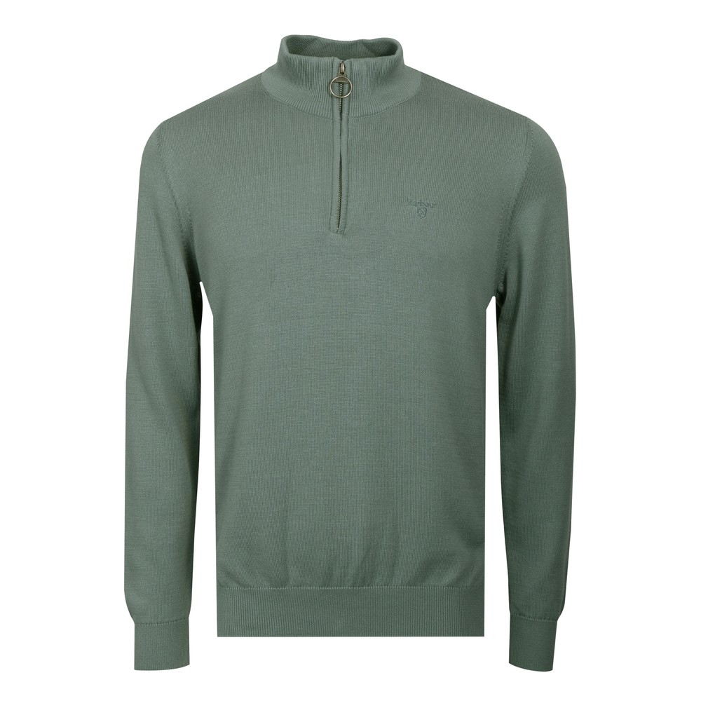 Cotton Half Zip Jumper