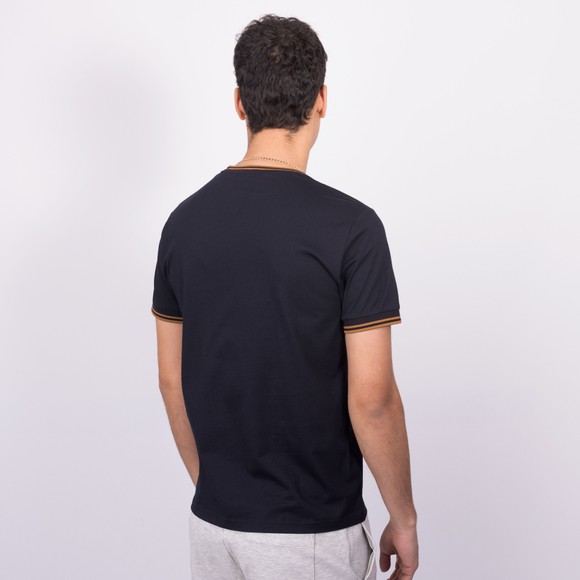 Fred Perry Mens Blue Twin Tipped T-Shirt main image