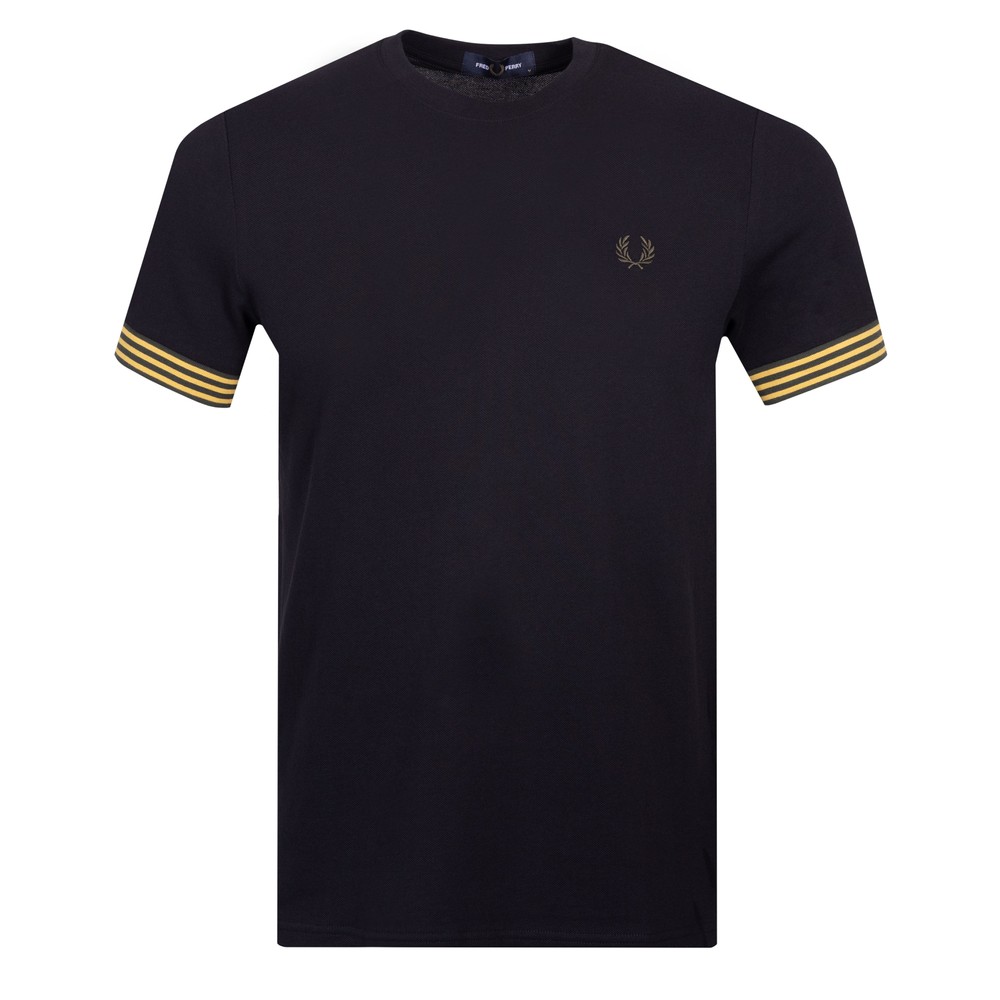 Striped Cuff T-Shirt