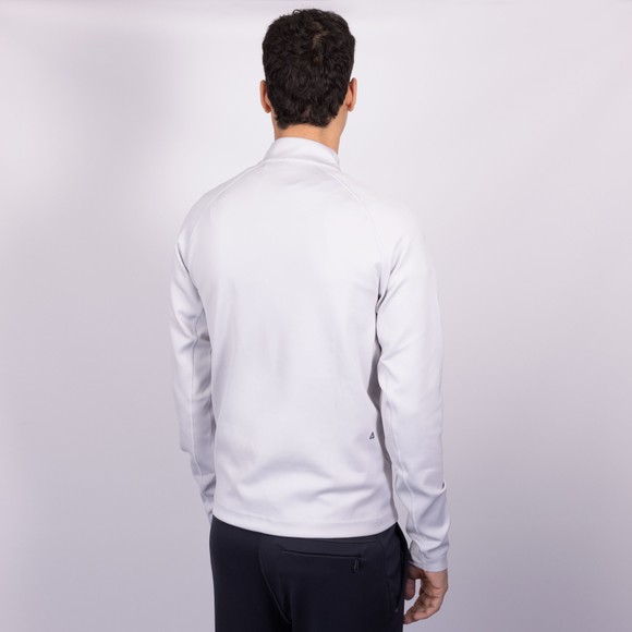 BOSS Mens Grey Athleisure Active Half Zip Sweatshirt main image