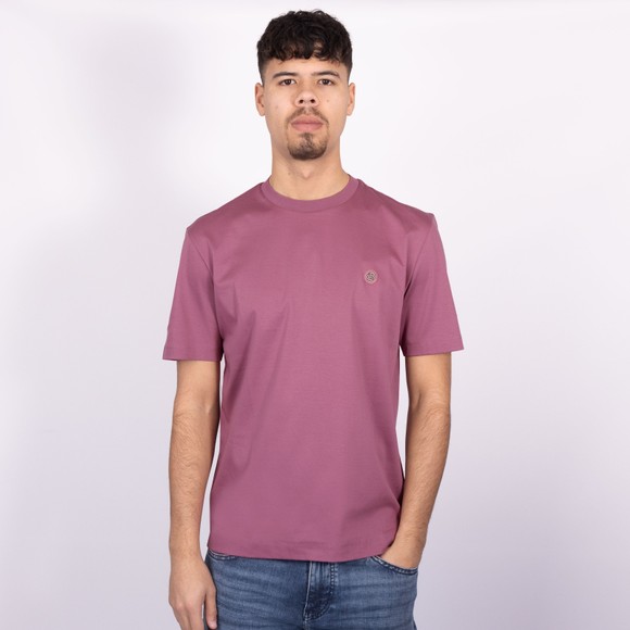 BOSS Mens Purple Formal C Taut Circle Logo T Shirt main image