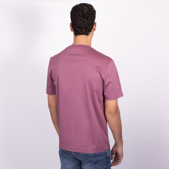 BOSS Mens Purple Formal C Taut Circle Logo T Shirt main image