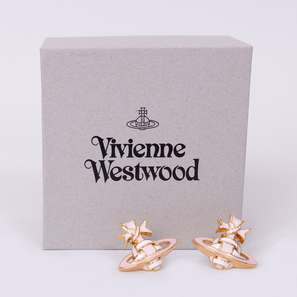 Ribbon Bas Relief Earrings