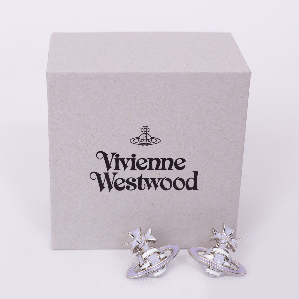 Ribbon Bas Relief Earrings