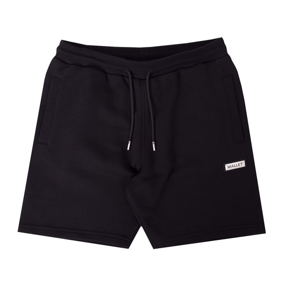 Mallet Mens Black Plaque Logo Shorts main image