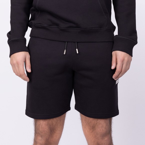 Mallet Mens Black Plaque Logo Shorts main image