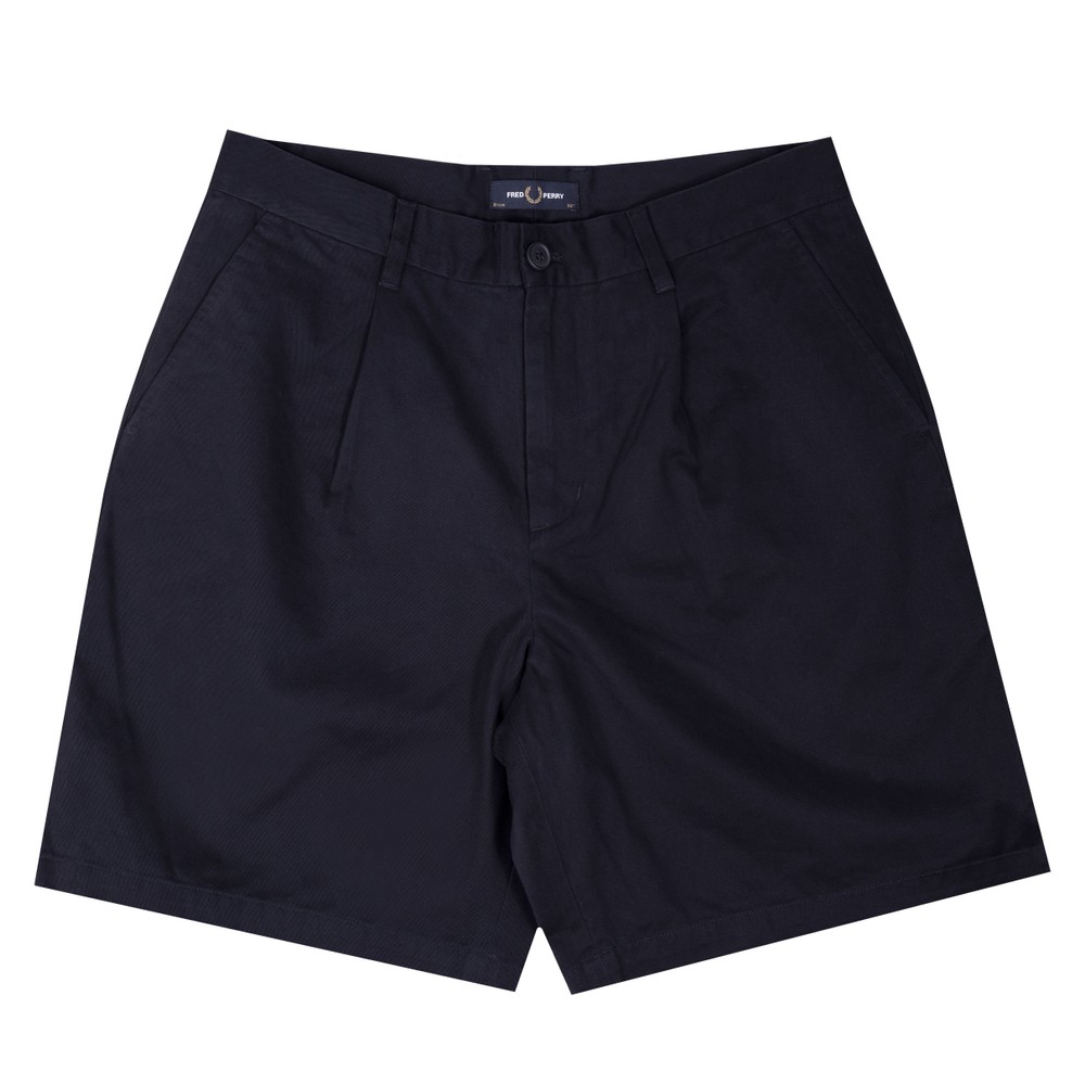 Pleated Chino Short