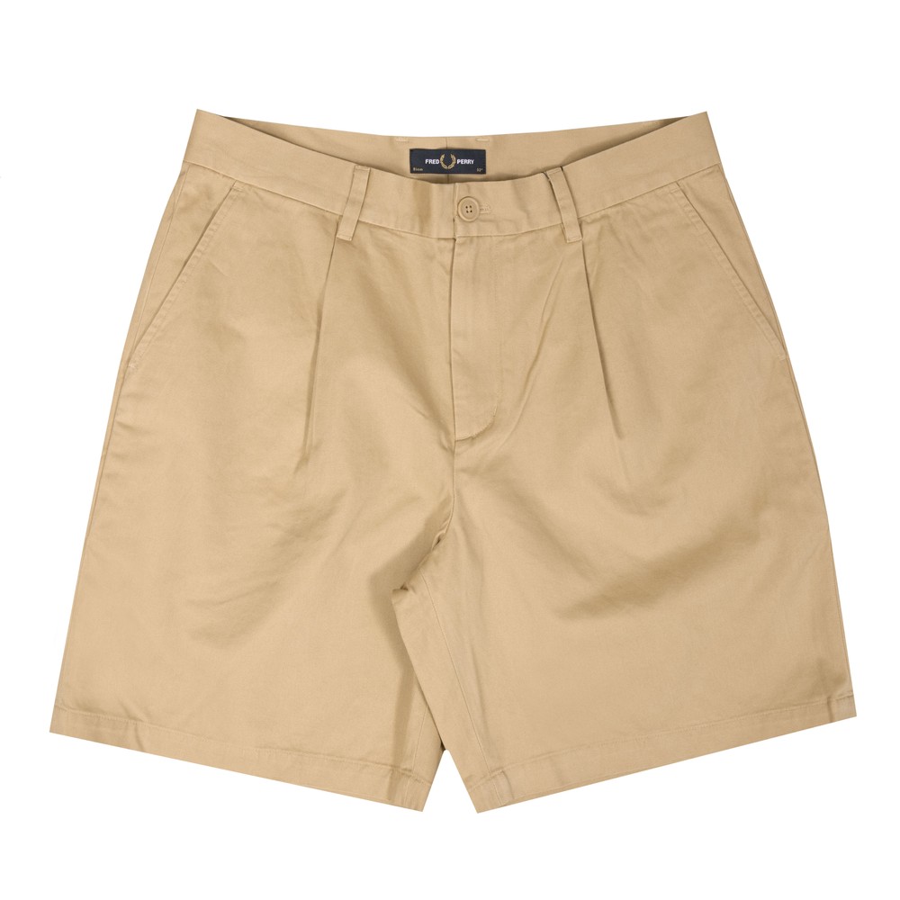 Pleated Chino Short