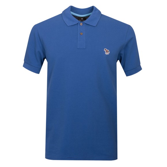 PS Paul Smith Mens Blue Zebra Polo Shirt main image