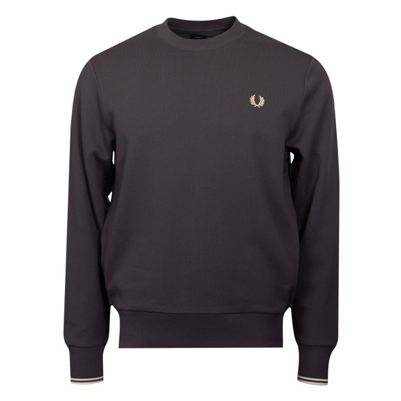 Fred Perry Mens Grey Crew Neck Sweatshirt main image