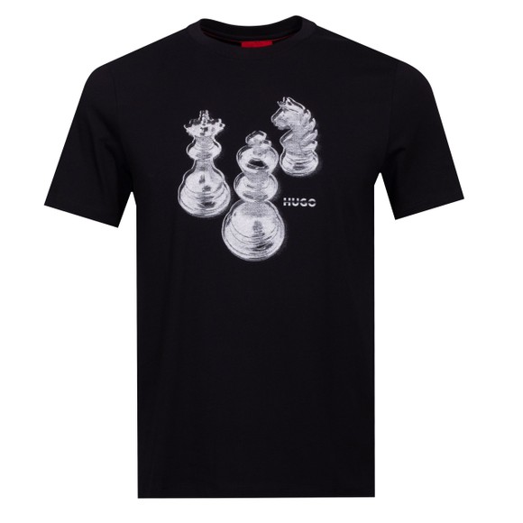 HUGO Mens Black Dischach T Shirt main image