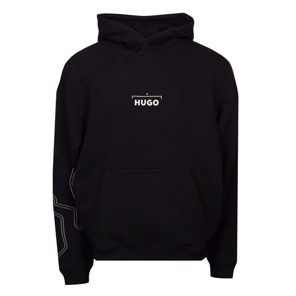 HUGO Mens Black Doad Hoody main image