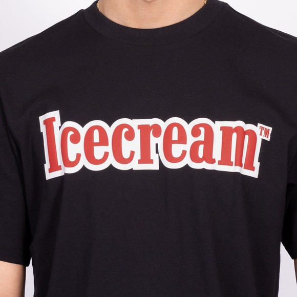 BBC Icecream Mens Black Puff Print T-Shirt main image