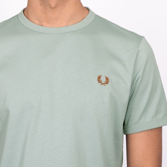 Fred Perry Mens Blue Ringer T-Shirt main image