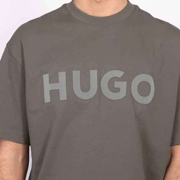 HUGO Mens Grey Dinkee T Shirt main image