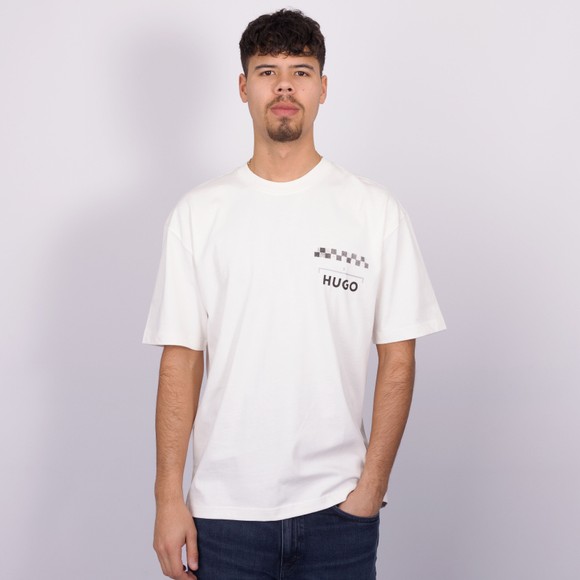 HUGO Mens Beige Drallie T-Shirt main image