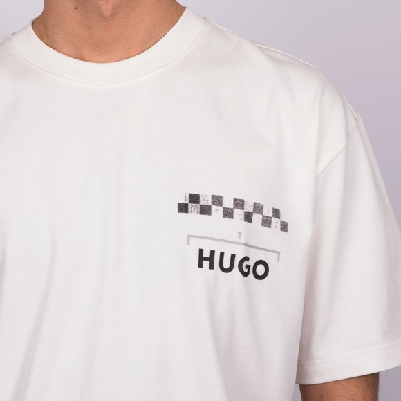 HUGO Mens Beige Drallie T-Shirt main image