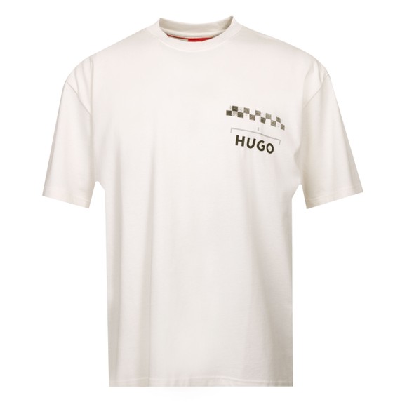 HUGO Mens Beige Drallie T-Shirt main image