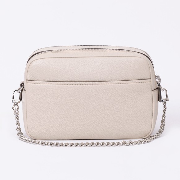 Michael Kors Womens Beige Bryant Mid Double Zip Chain Camera Crossbody Bag main image
