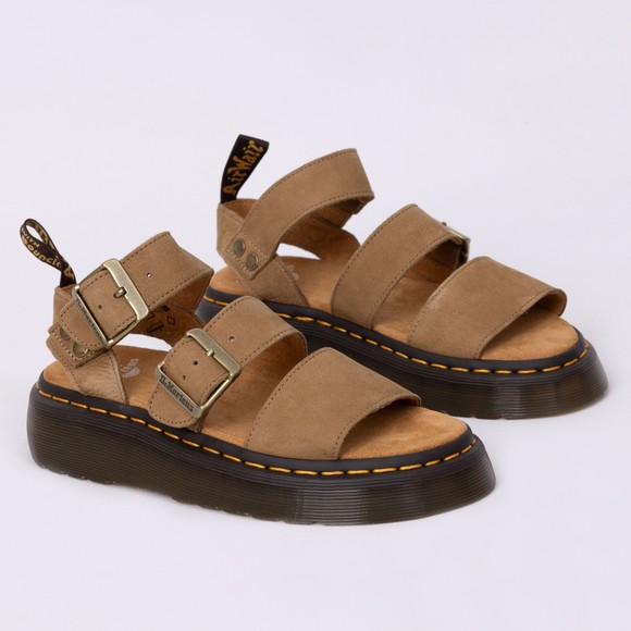 Dr. Martens Womens Brown Gryphon Quad Sandal #2