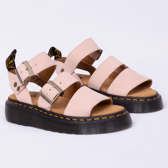 Dr. Martens Womens Pink Gryphon Quad Sandal main image