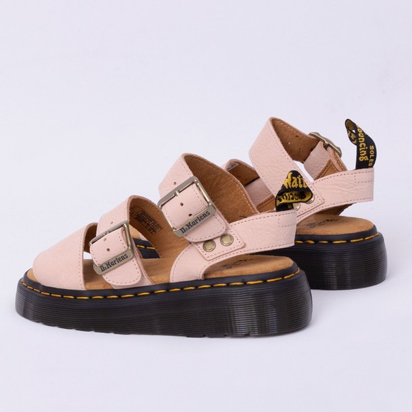 Dr. Martens Womens Pink Gryphon Quad Sandal main image