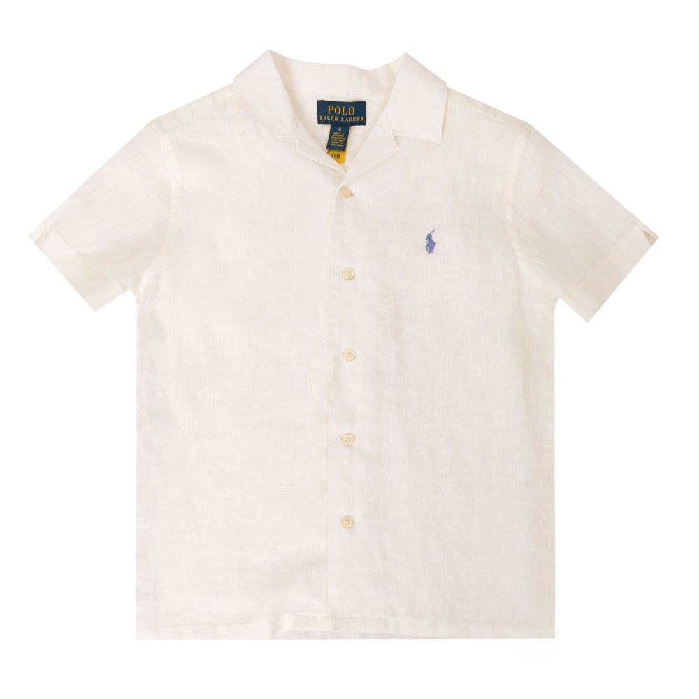 Linen Camp Collar Shirt