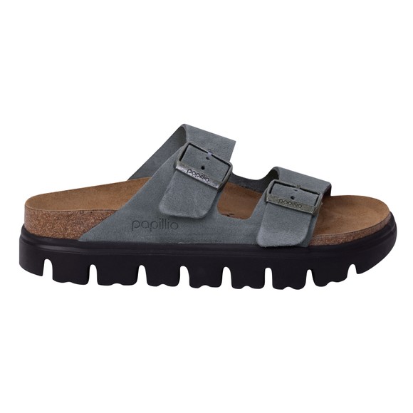 Birkenstock Womens Grey Arizona Papillio Chunky Sandal #1