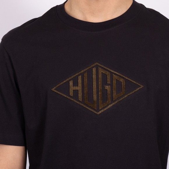 HUGO Mens Black Dalendi T Shirt main image