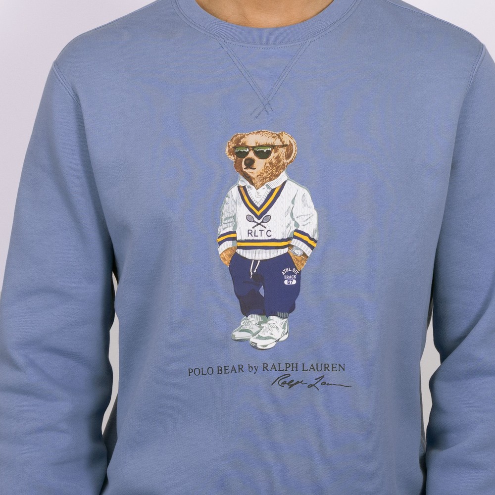Polo Bear By Ralph Lauren Tennis Club Bear Crew Sweatshirt